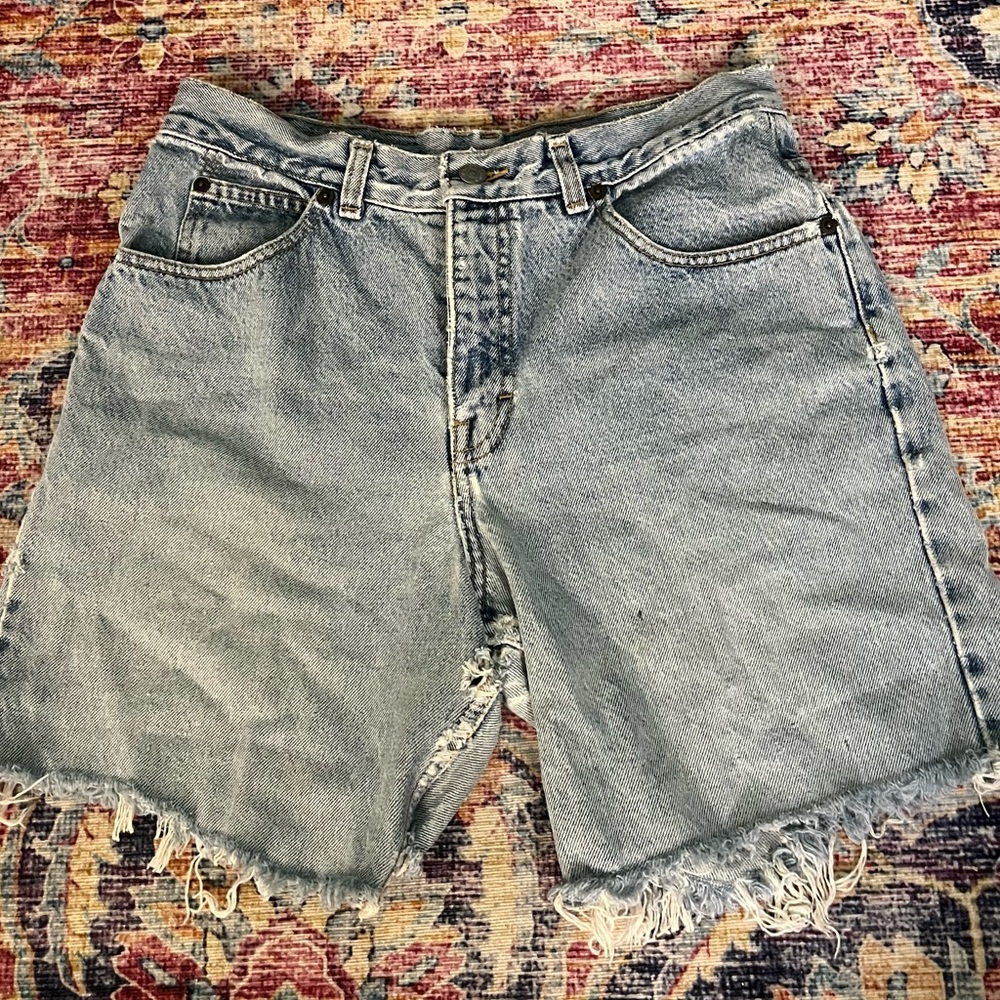 Calvin Klein 90s Vintage Shorts *RARE* Coolest Shorts Ever! Distressed. Size 10